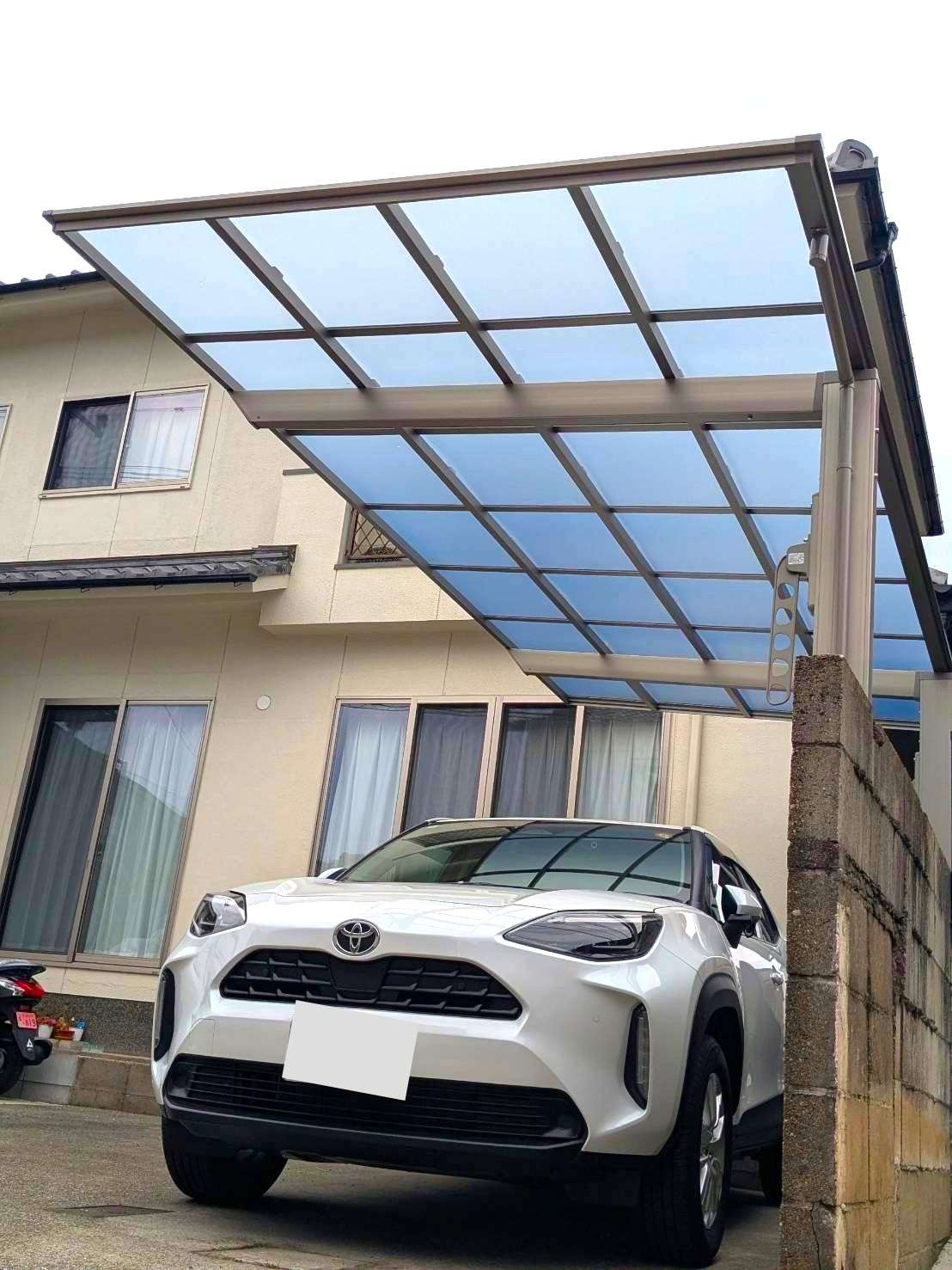 既存カーポート撤去、新設｜大分市