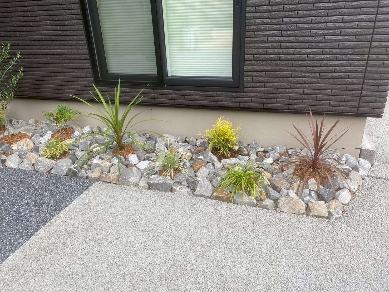 おしゃれなロックガーデン施工｜大分市