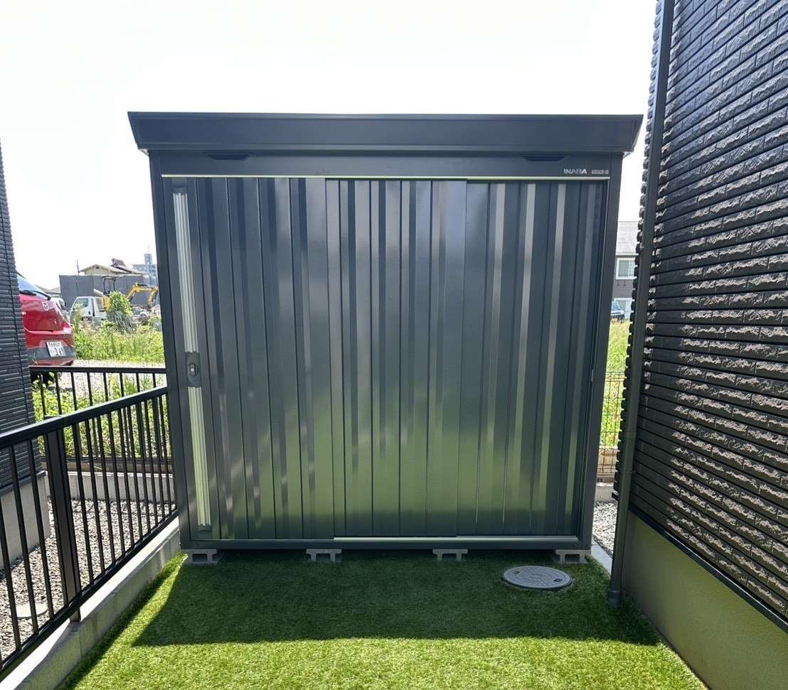 指定建築材料を使用した頑丈な物置｜大分市