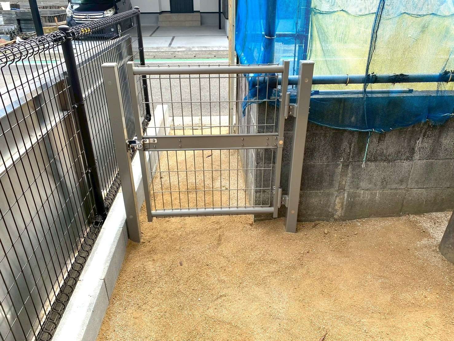 勝手口に門扉設置｜大分市