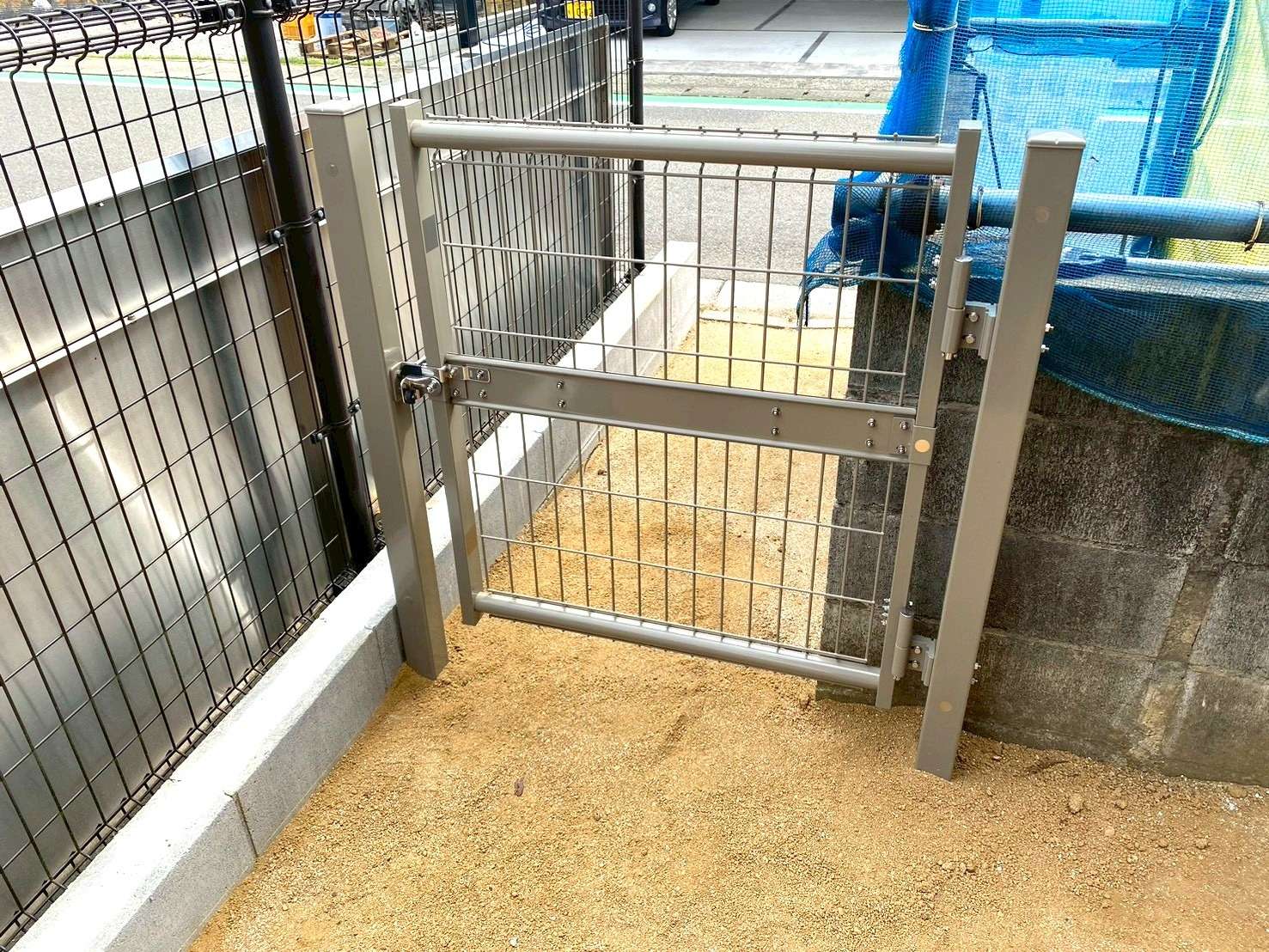 勝手口に門扉設置｜大分市