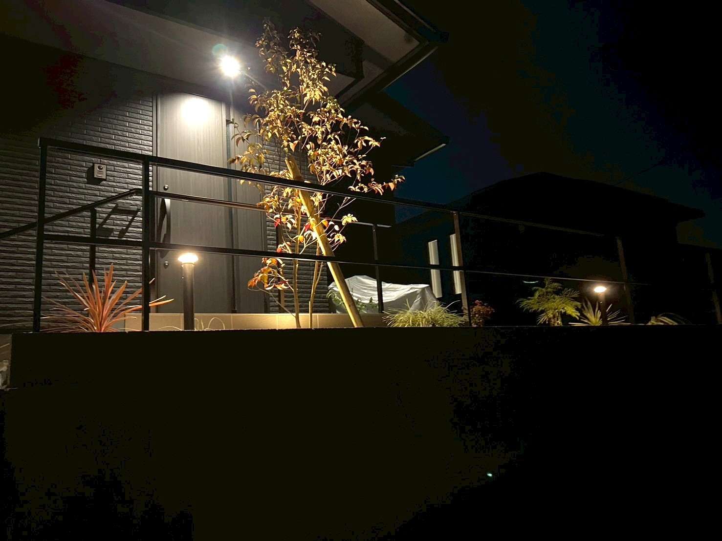 エクステリア照明で夜も美しく｜大分市