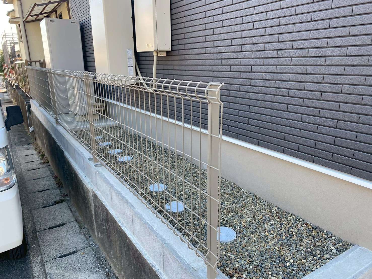 風通し&採光性◎のメッシュフェンス|別府市