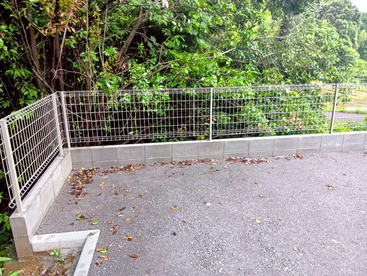 転落防止になるメッシュフェンス｜大分市